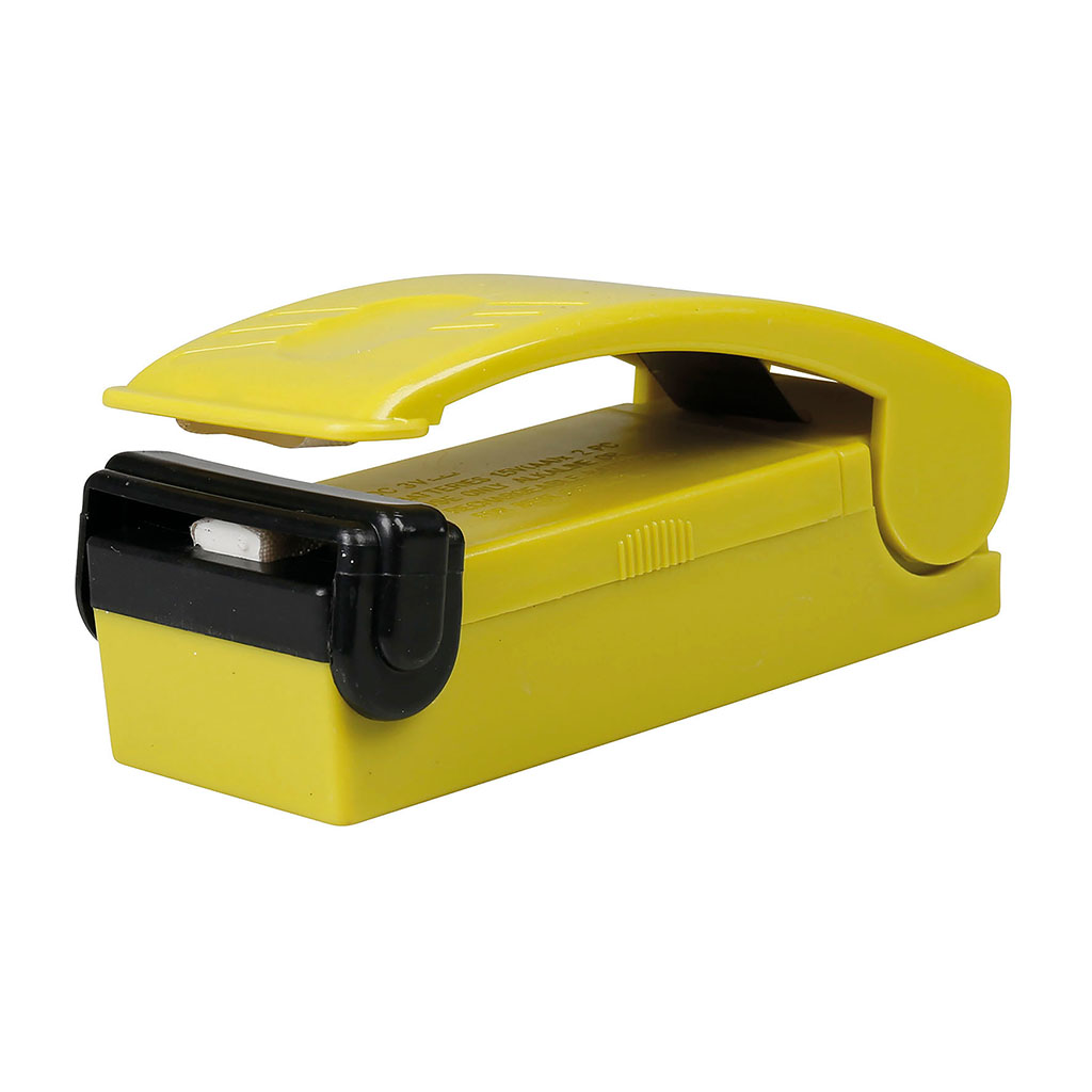 Soude sac plastique vert 9.5x4cm