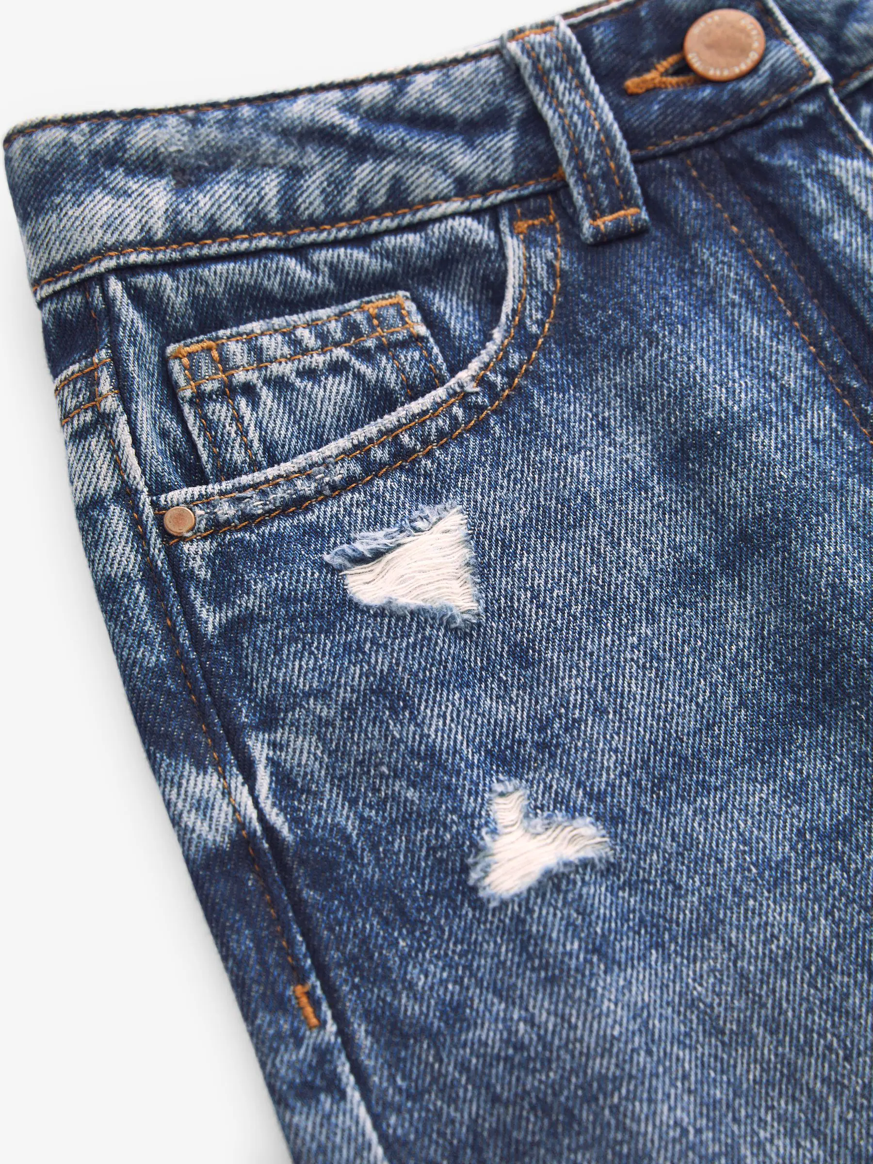 Donkere wassing - Jeans met wijde pijpen (3-16 jr)