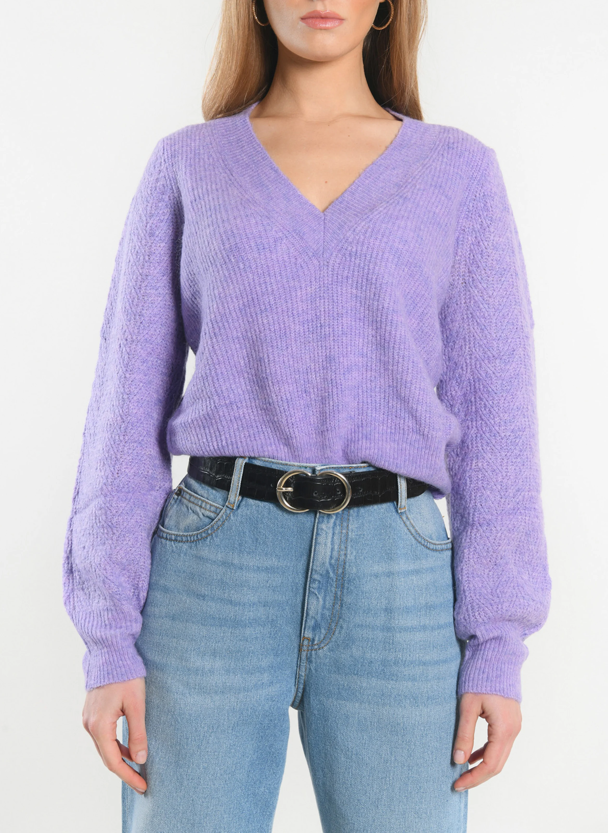 DAYANA - Pull col V| Violet