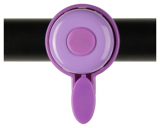 Sonnette de vélo enfants|Léopard violet|Crazy Safety |Colorée  facile à utiliser