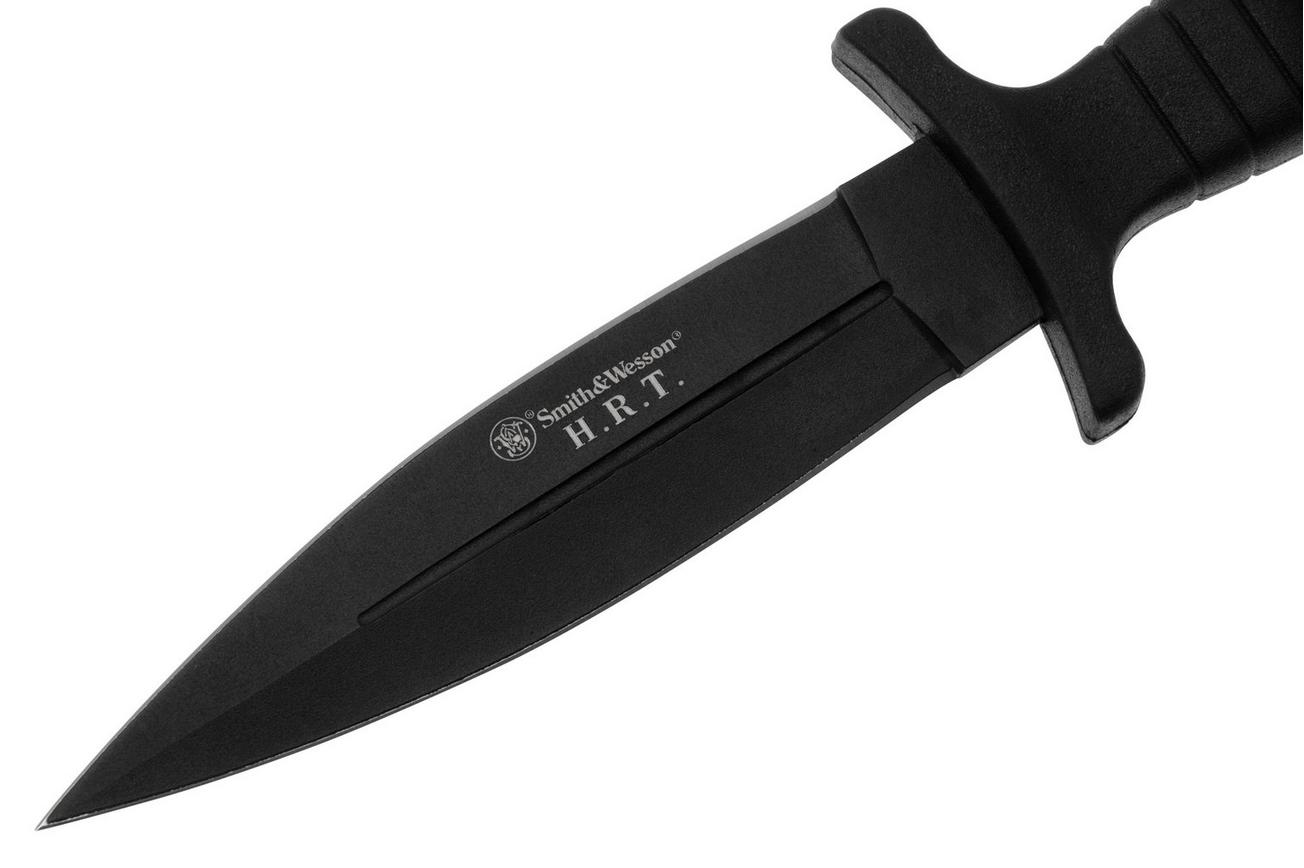 Smith & Wesson H.R.T. SWHRT9BCP Full Tang Spear Point Fixed Blade, vaststaand mes
