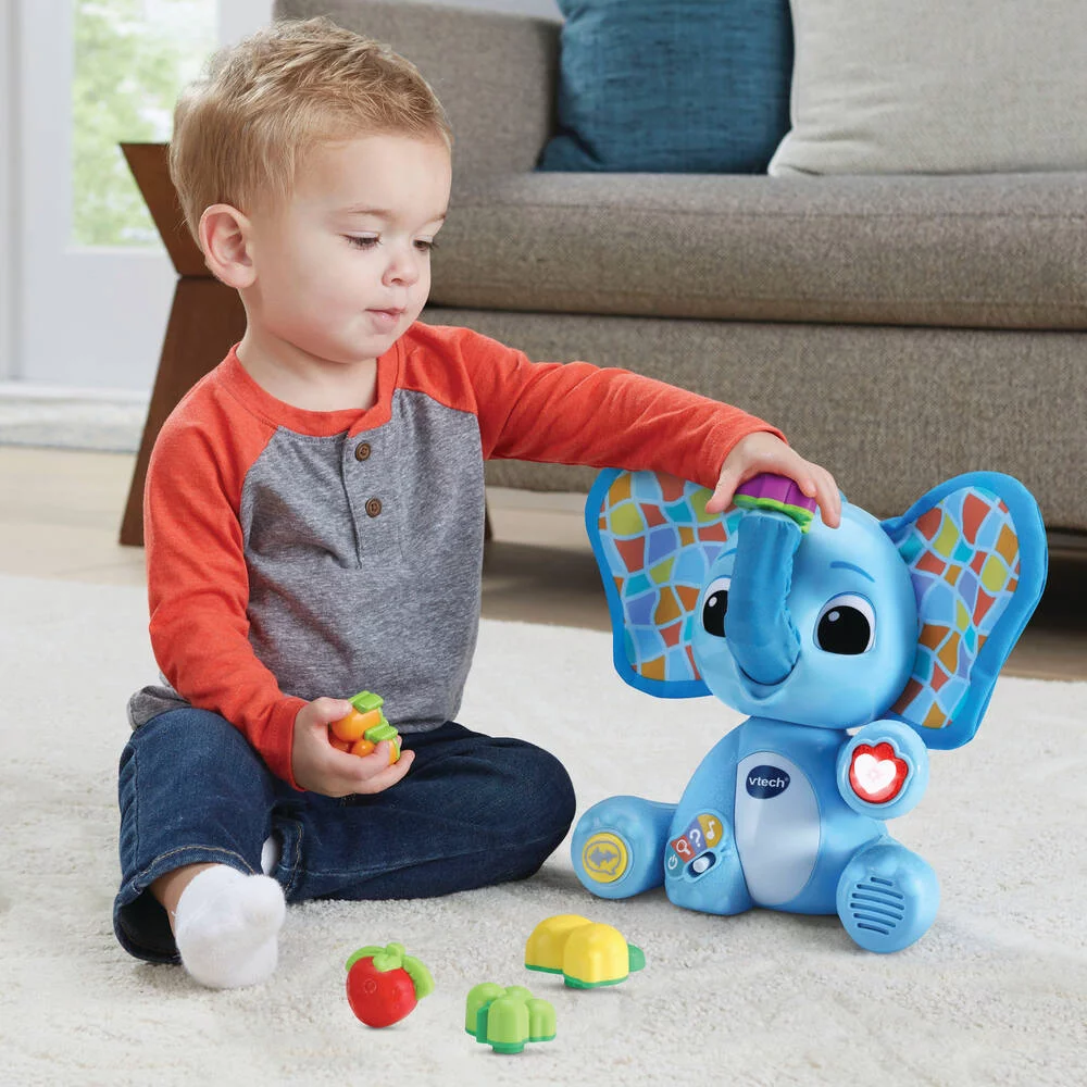 PELUCHE - GONTRAN, MON ÉLÉPHANT GOURMAND