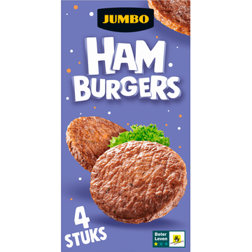 Jumbo Hamburgers 4 Stuks