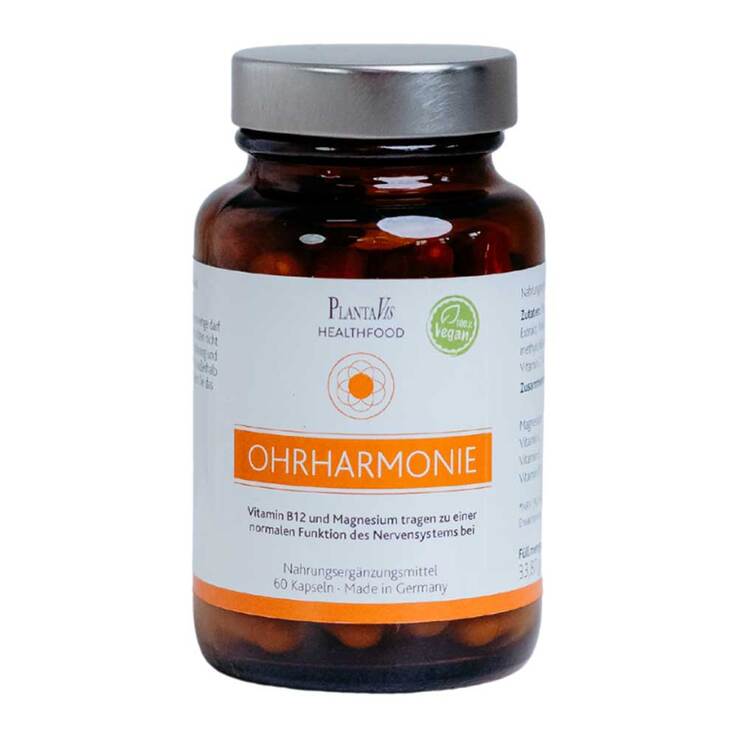 Ohrharmonie Vit.B12 und Magnesium Kapseln, 60 St