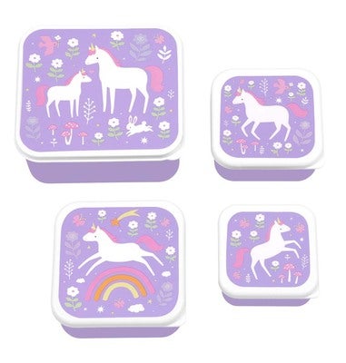 A Little Lovely Company Matbokssett, Unicorn dreams