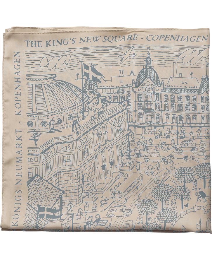 Magasin du Nord Collection Magasin Iconic Scarf 83x83cm Light blue