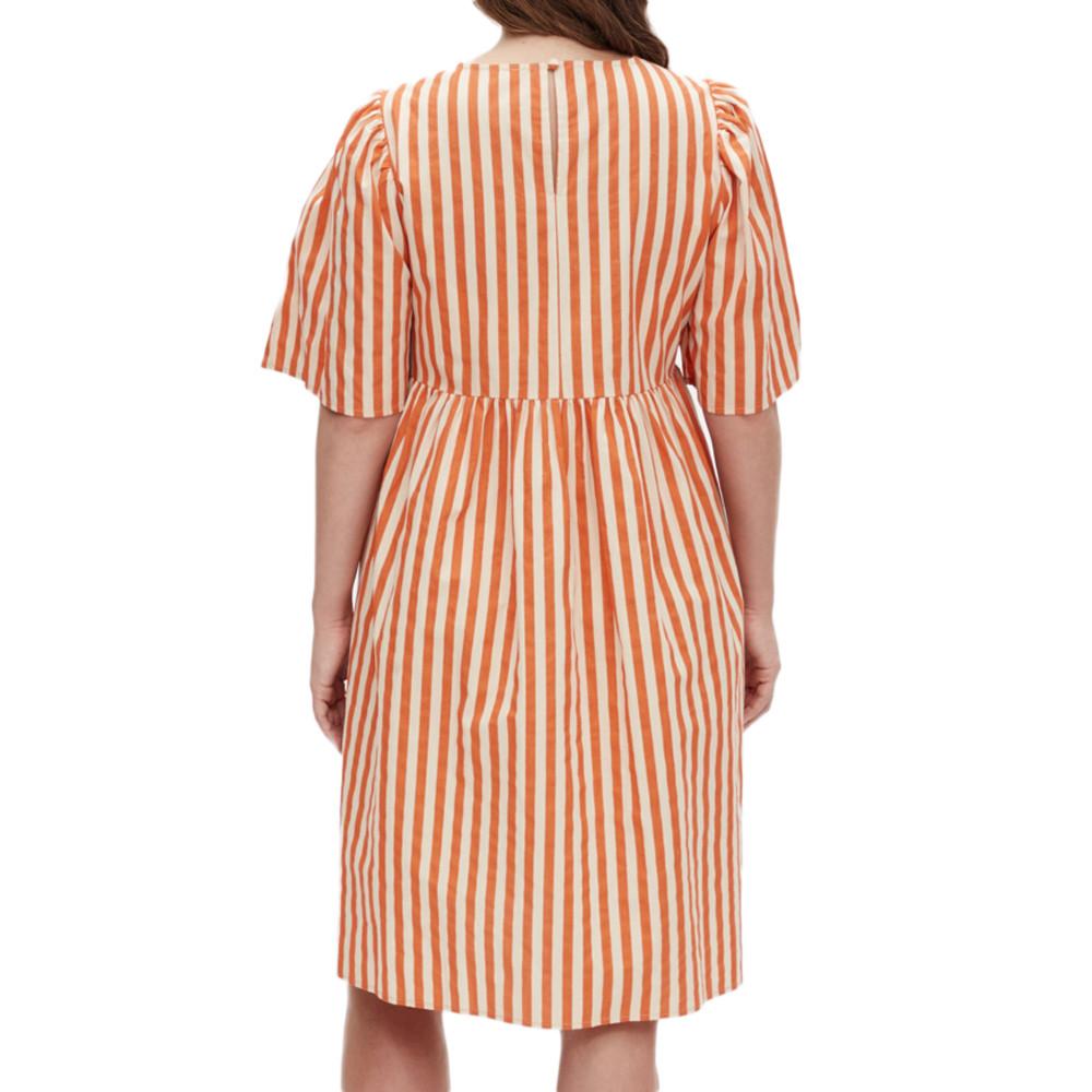 Mamalicious Robe Beige/Orange Femme Mamalicious Felicity