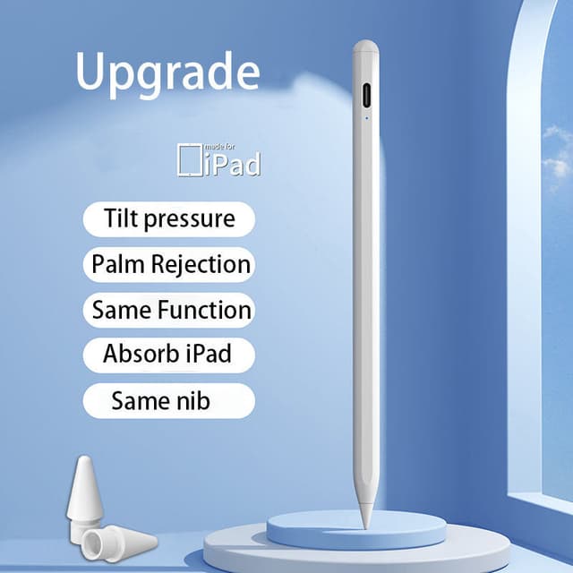 Universal Stylus pen til iPad med 4 spidser Hvid