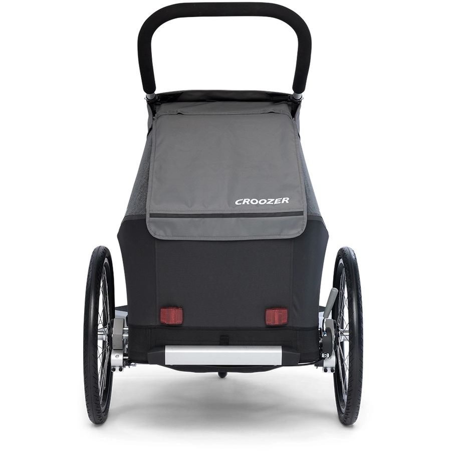 CROOZER Kinderfahrradanhänger Kid Keeke 1 Mountain grey