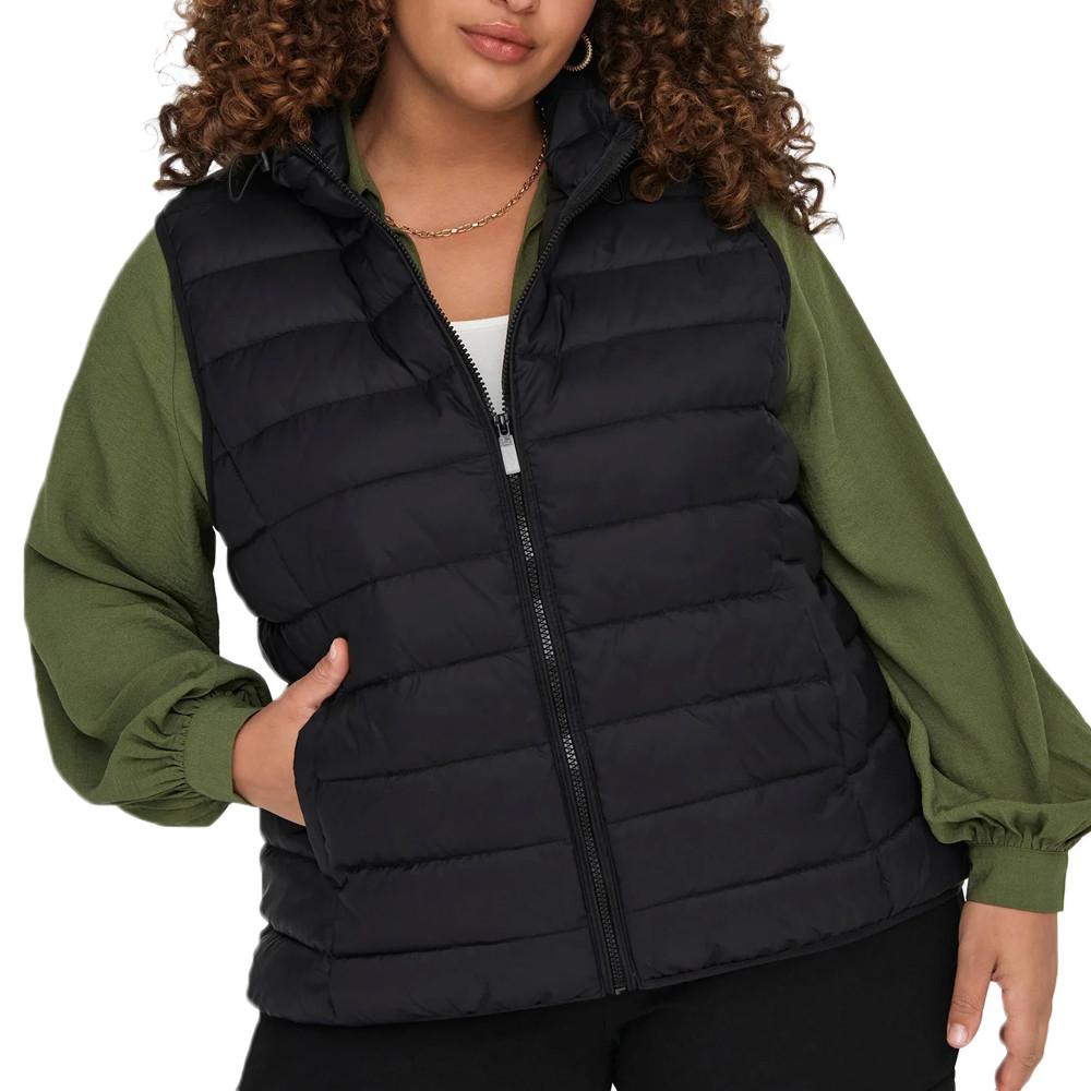 Only Carmakoma Doudoune Sans Manches Noir Femme Only Carmakoma Carnew