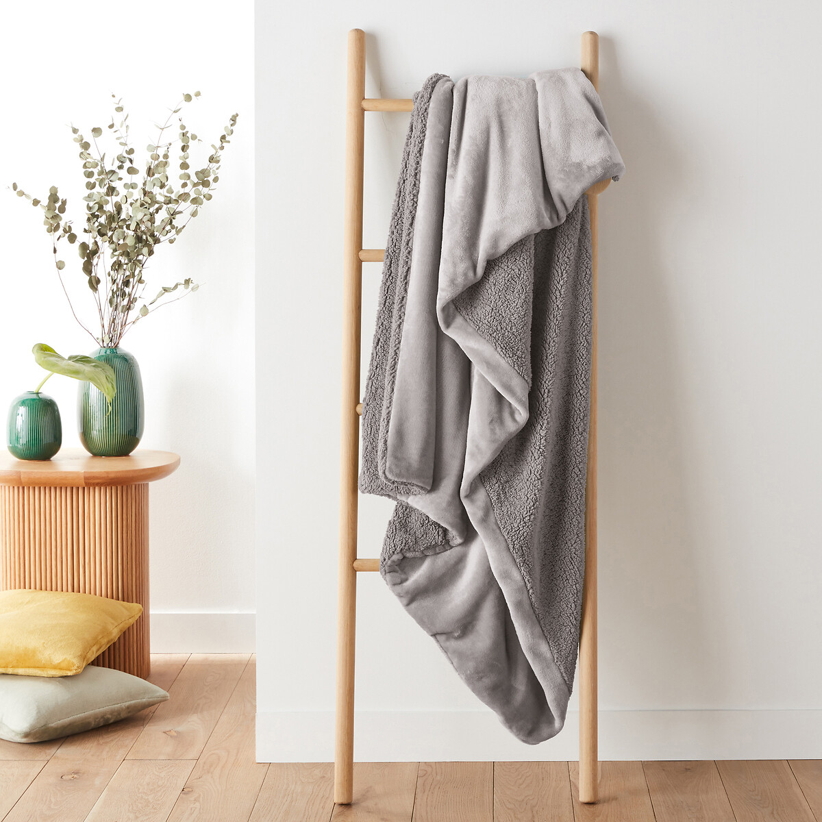LA REDOUTE INTERIORS<br>Manta de lã Sherpa Maxine
