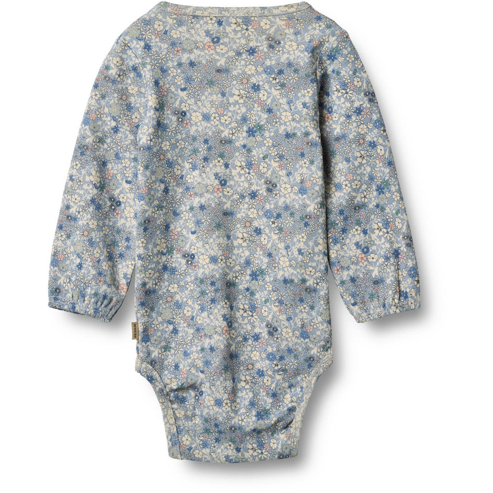 Køb Wheat Blue Summer Flowers Body L/S Elmine