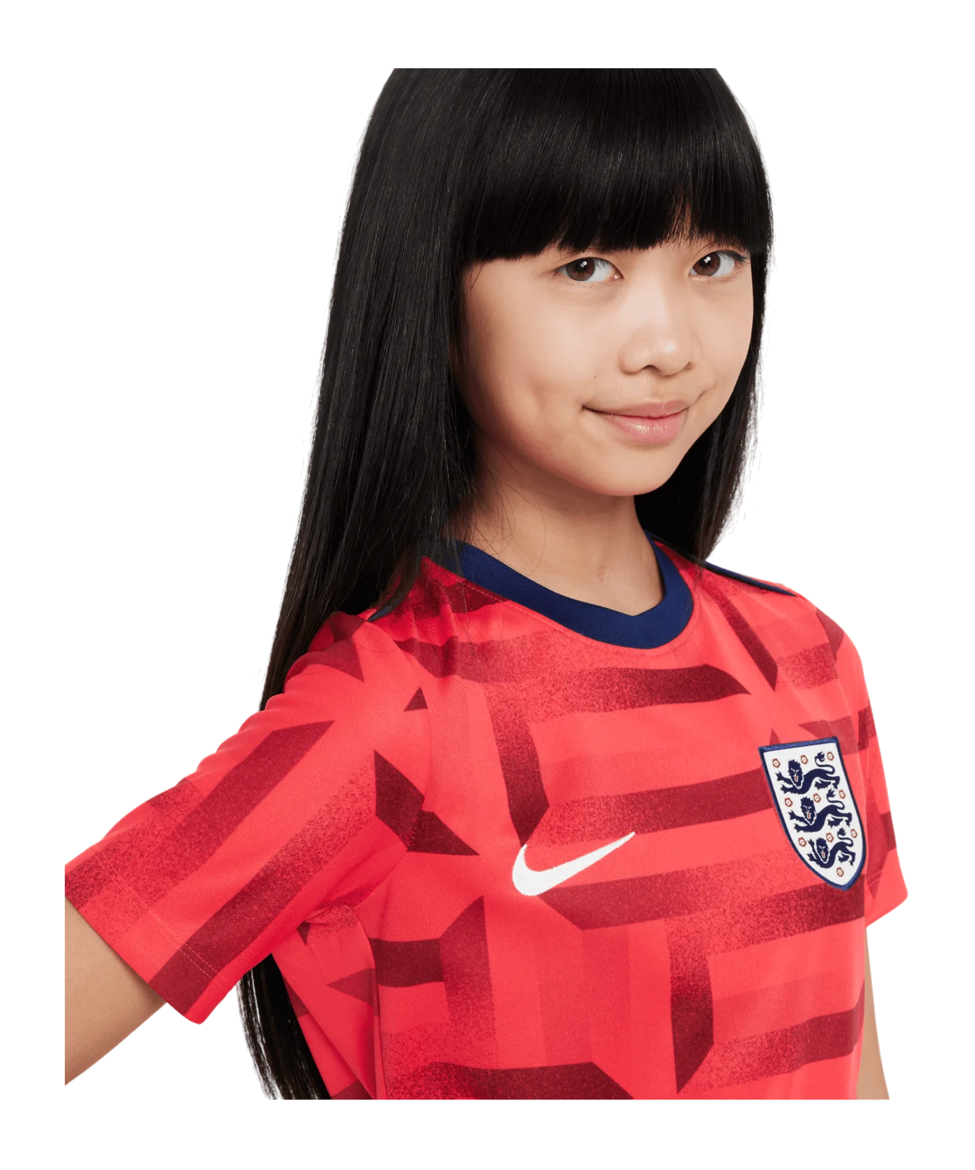 Nike England Prematch Shirt EM 2024 Kids Rot F660