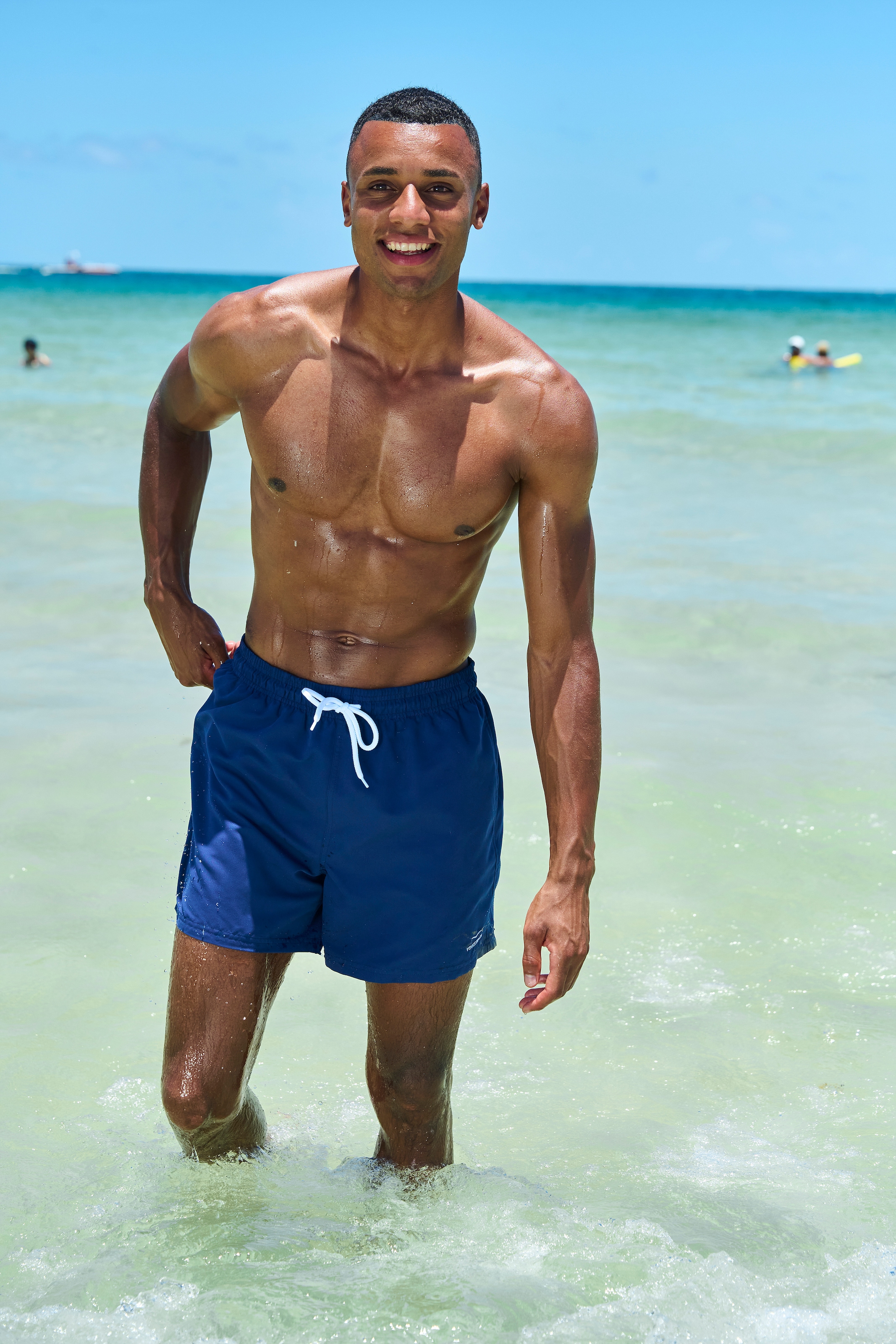 Venice Beach Badeshorts , mit Marken-Logo