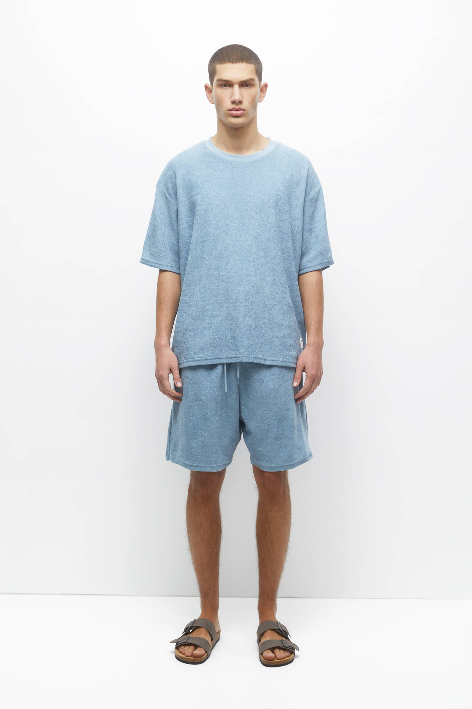 BERMUDA JOGGER - AZUL CLARO