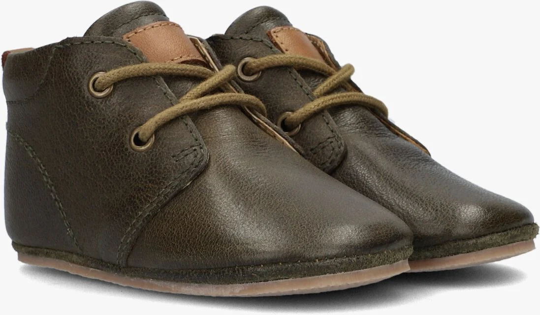 TON & TON groene ton & ton babyschoenen abbe