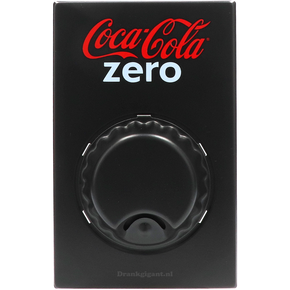 Coca Cola Zero Wandopener Zwart