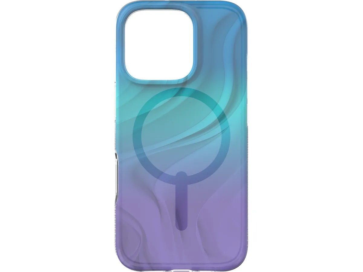 iPhone 16 Pro MagSafe Hülle Milan Snap Case Recycled (702315108) - Blau / Violett / Transparent