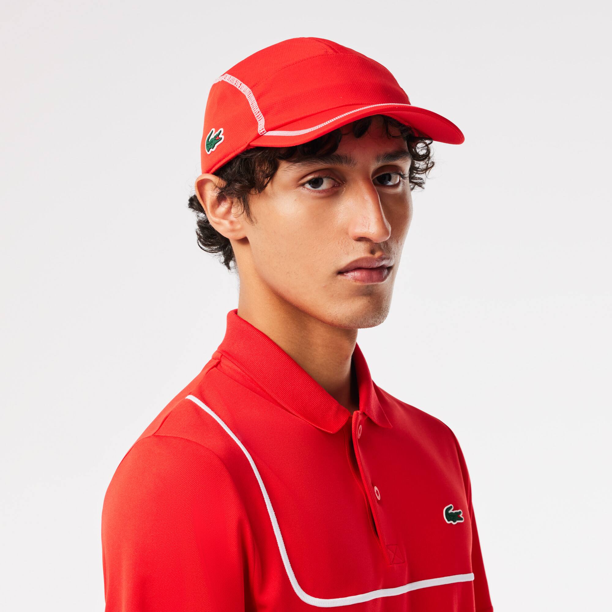 Colourblock-Tenniskappe Caps & Hüte - Rot - Lacoste - Herren