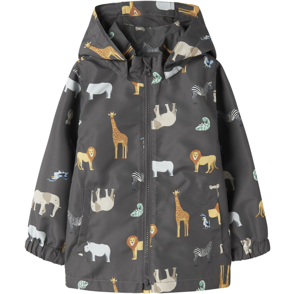 Køb Name It Blackened Pearl 5 Safari Nmmmax Jakke Li Aop Noos