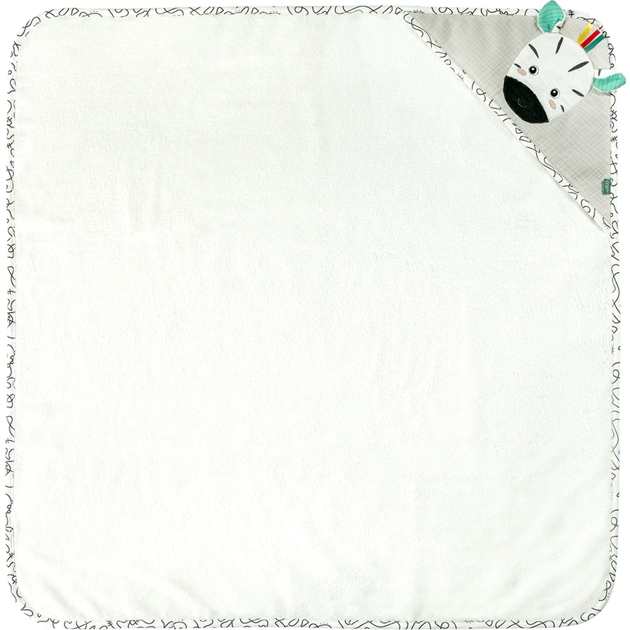 fehn®  Kapuzenbadetuch Zebra 80 x 80 cm
