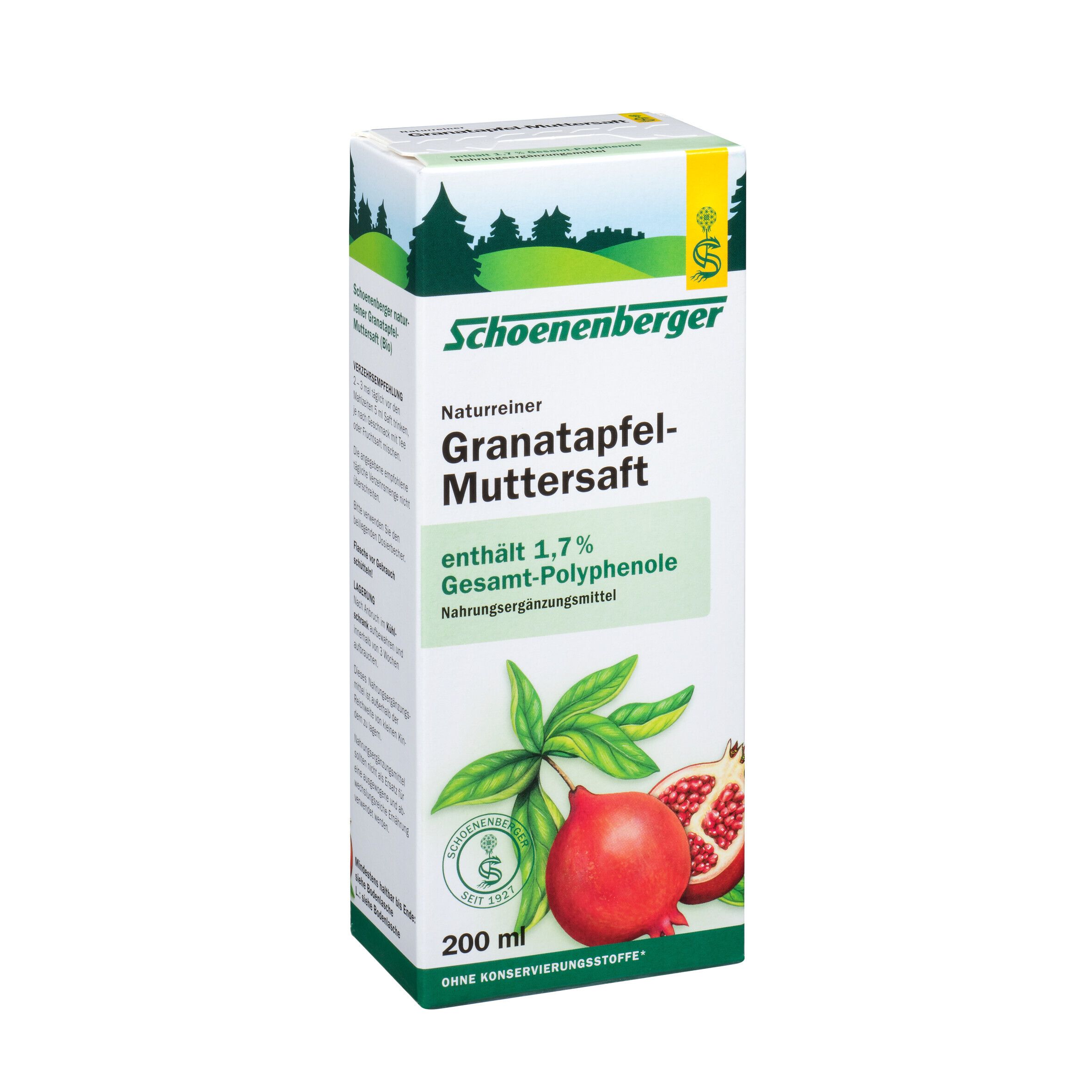 Schoenenberger® naturreiner Granatapfel-Muttersaft