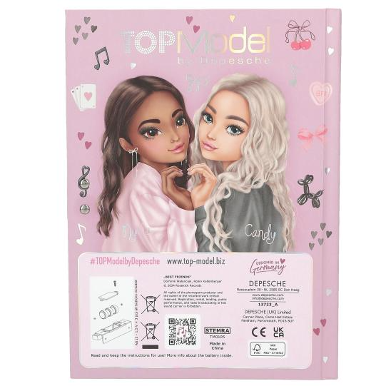 TOPModel geheime code dagboek met geluid MIJN BFF