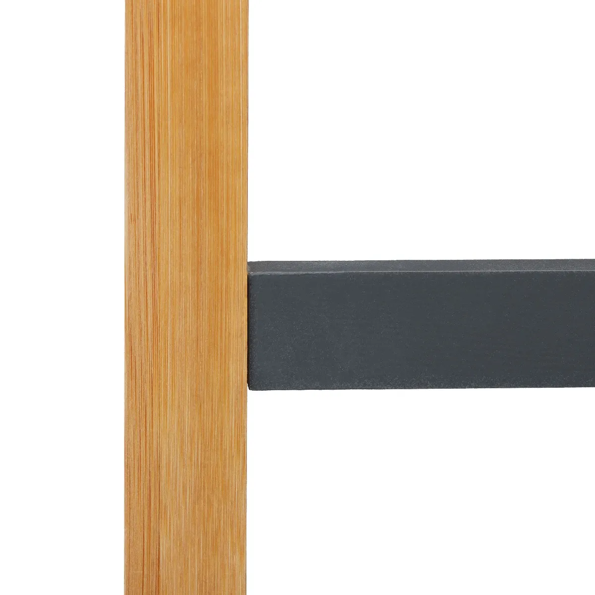 Helloshop26 Porte-serviettes sur pied 3 barres bambou
