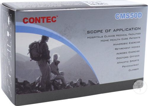 Covacheck Contec CMS50D Oxymètre De Pouls 1 Pièce
