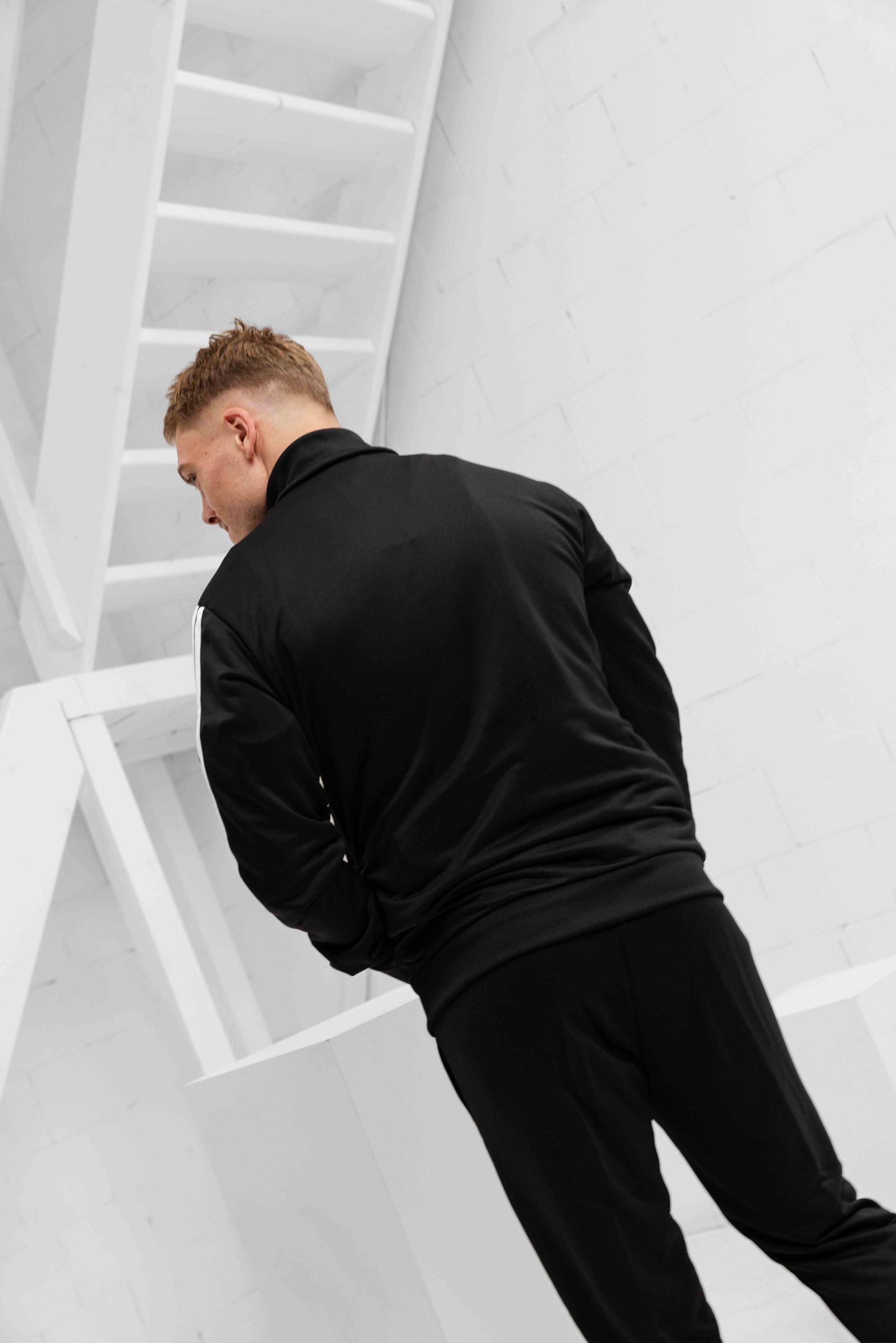 Adidas French Terry Trainingspak Heren Zwart