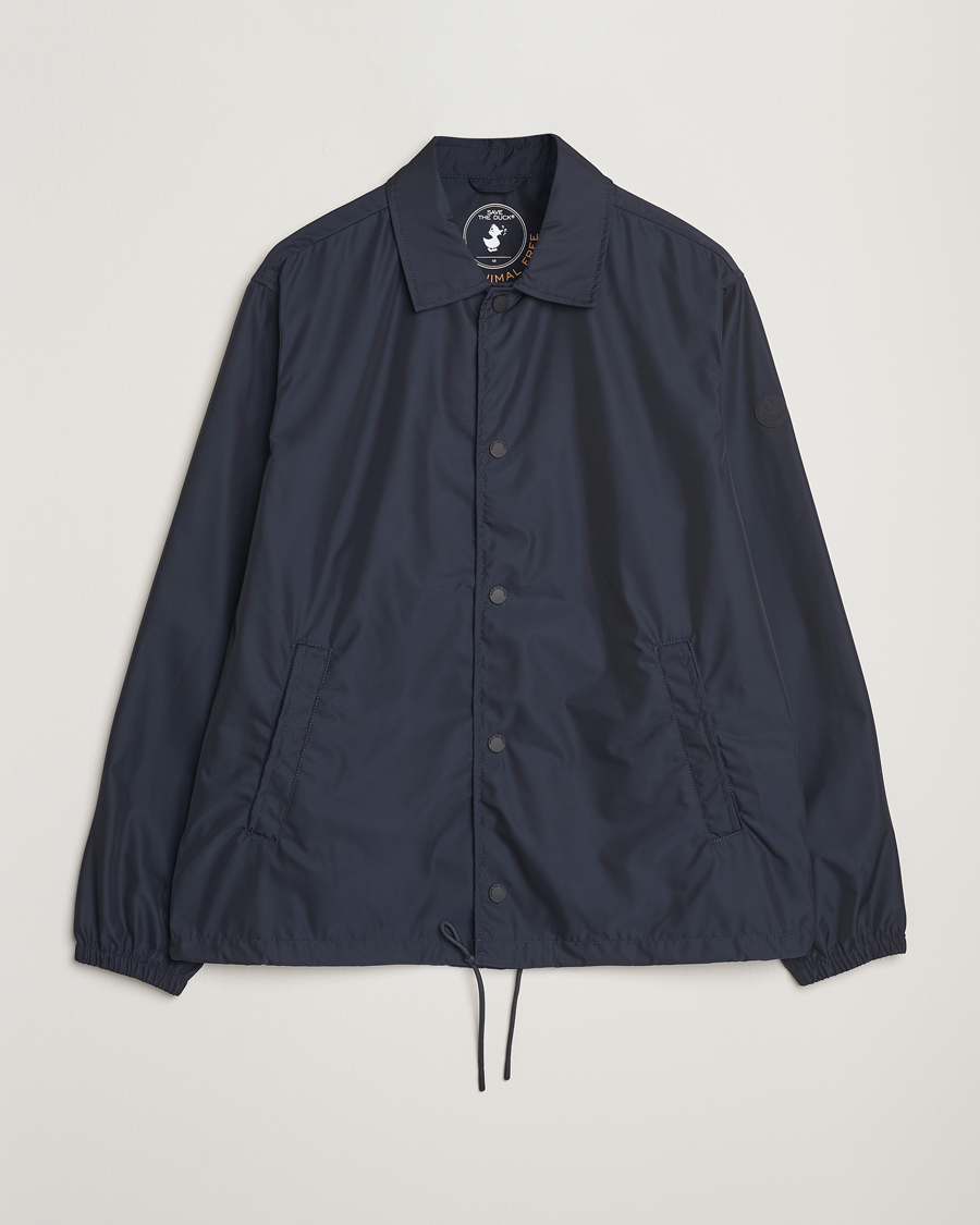 Save The Duck Prince Wind/Water Resistant Coach Jacket Blue Black