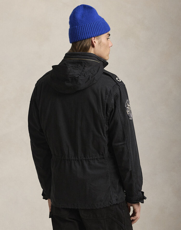 Polo Ralph Lauren OD 10/1 HERRINGBONE-ICNC FLD JKT Polo black x