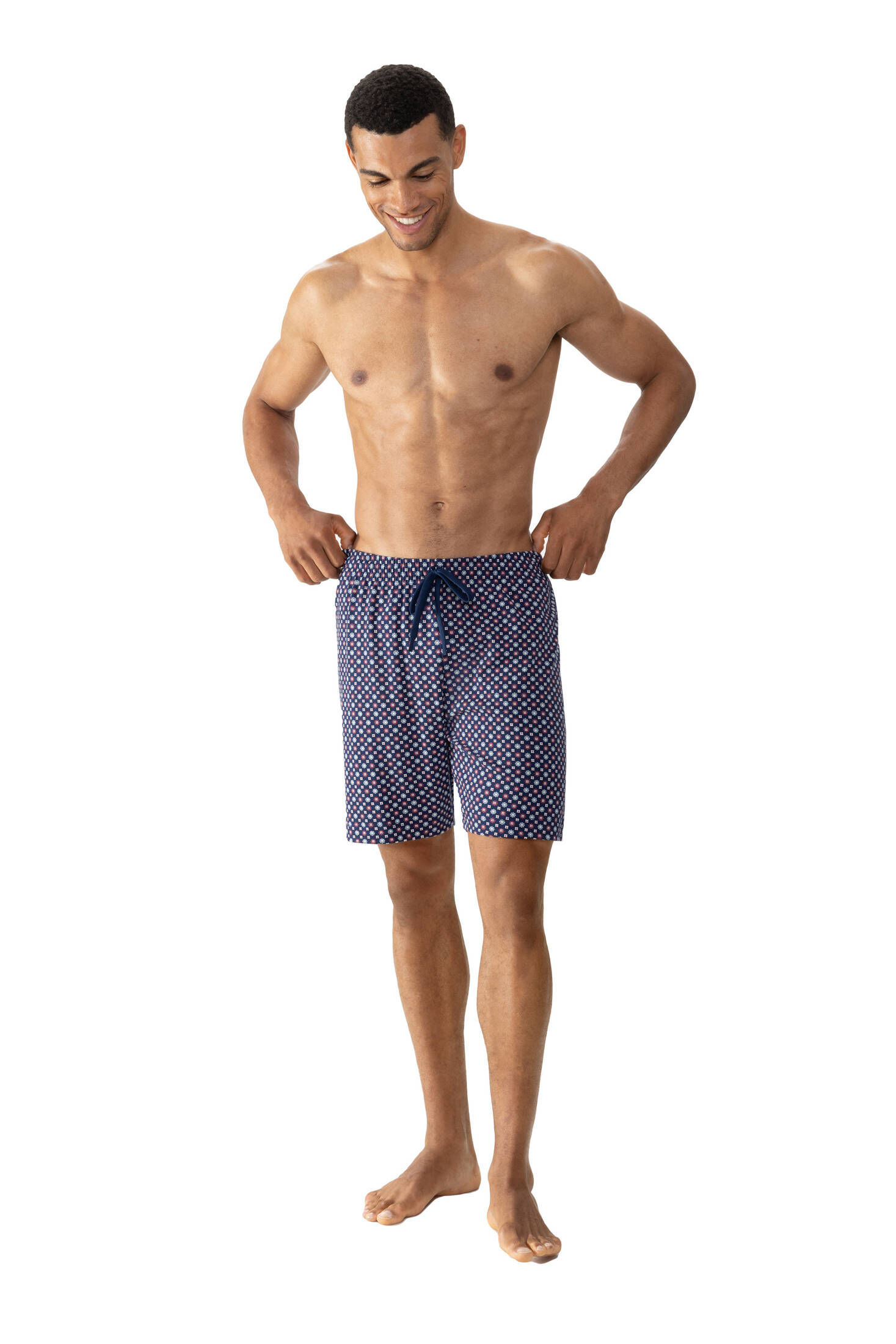 mey| Herren Hose kurz Serie Tie Minimal