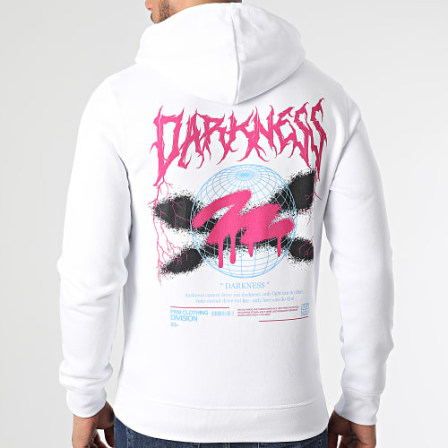 Sweat Capuche Darkness Cap Blanc