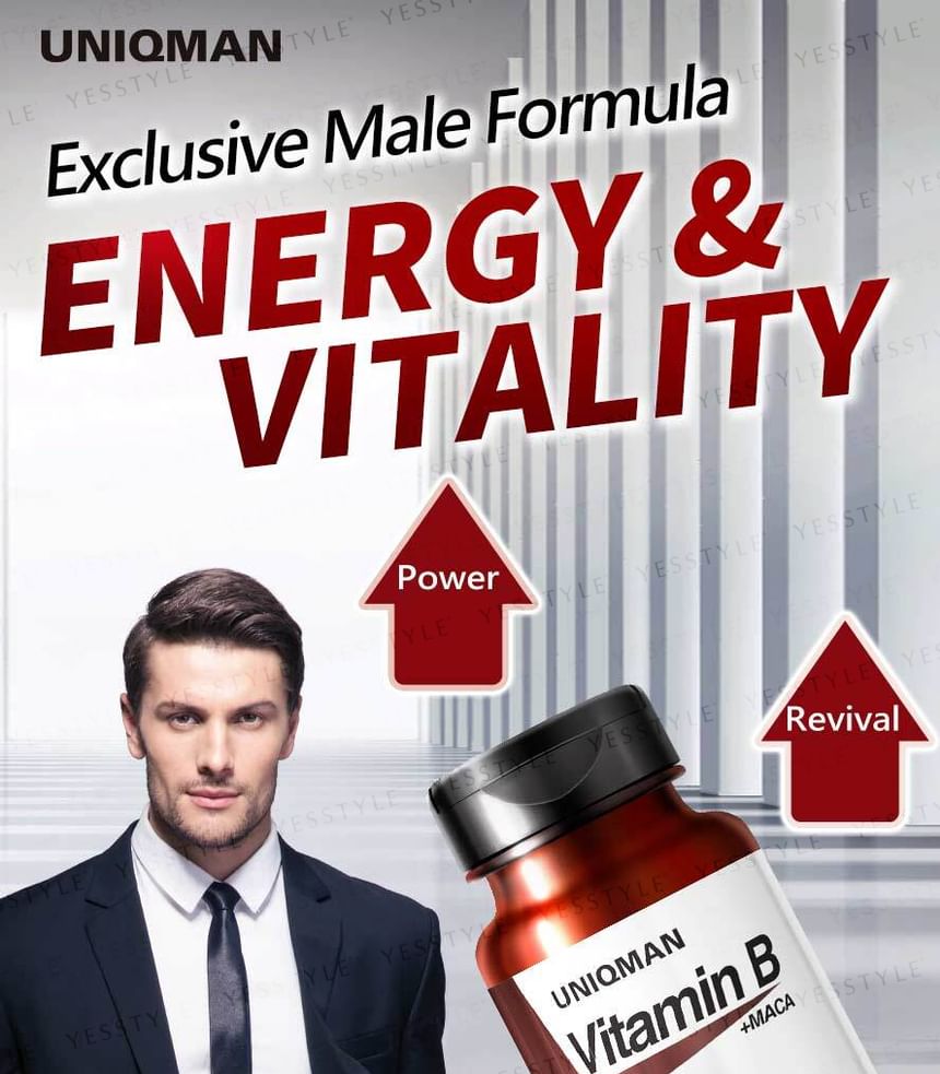 BHK's - Uniqman Vitamine B + Maca Tablet