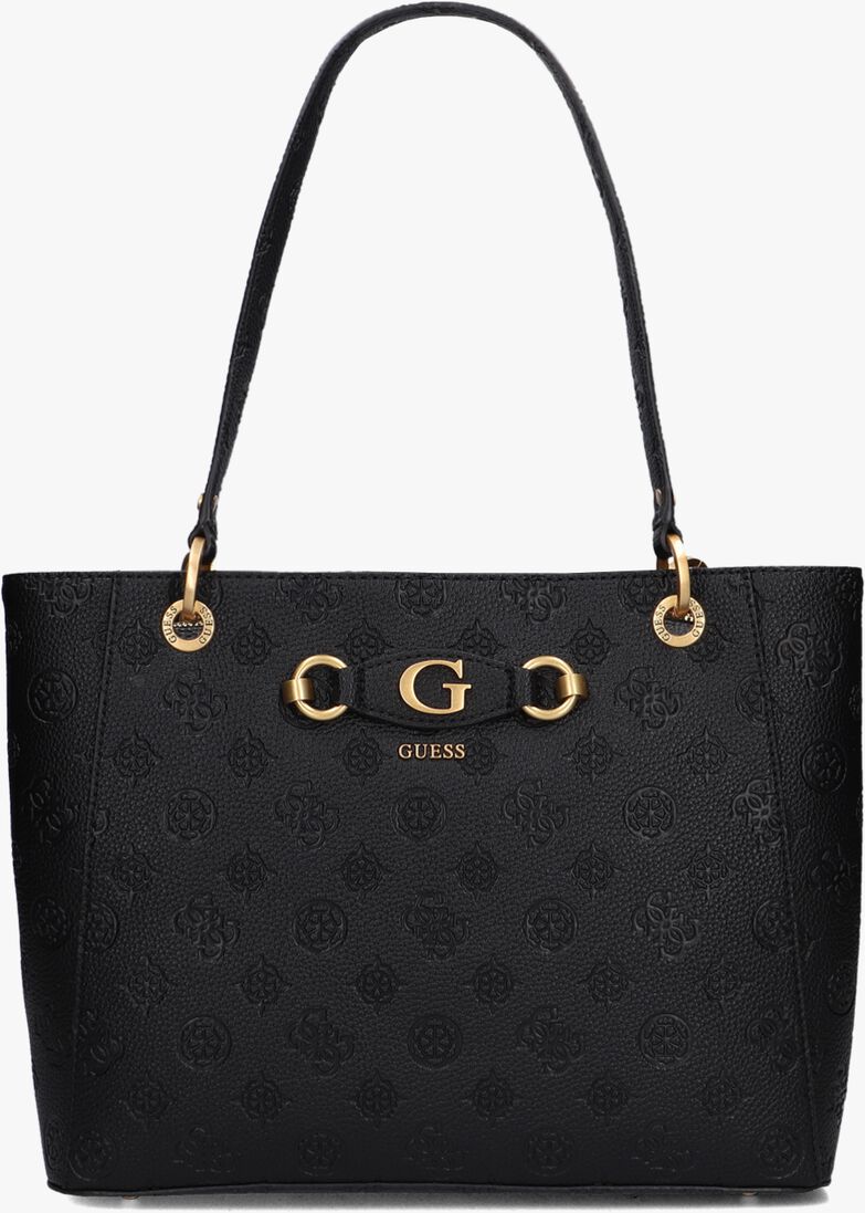 GUESS zwarte guess handtas izzy peony noel tote