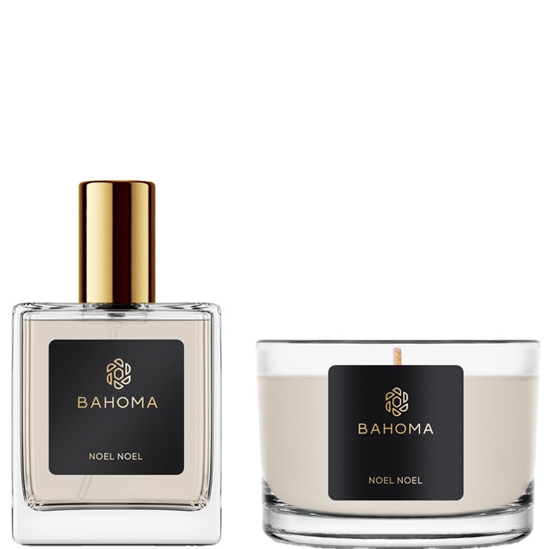 Coffret bougie parfumée & parfum d'ambiance - Noël Noël - Mandarine & Vanille - 2 produits