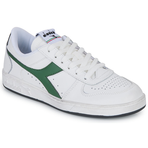 Diadora - MAGIC BASKET LOW ICONA - Blanc / Vert