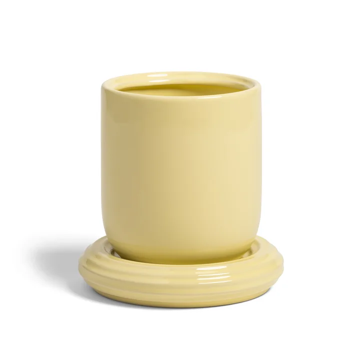 &klevering - Churros Blumentopf, Ø 14,5 x 15 cm, butter