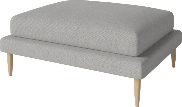 Bolia Veneda poef large donkerbeige