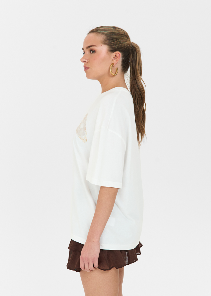Oyster t-shirt wit