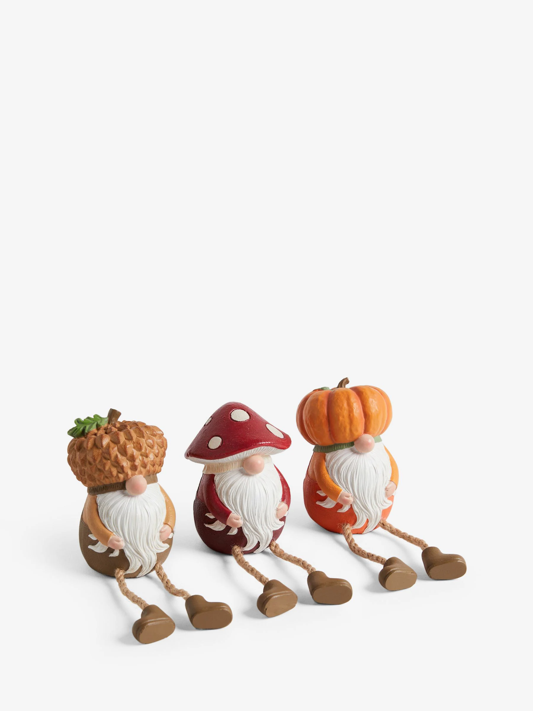 3 Pack Autumn Dangly Leg Gonk Ornaments