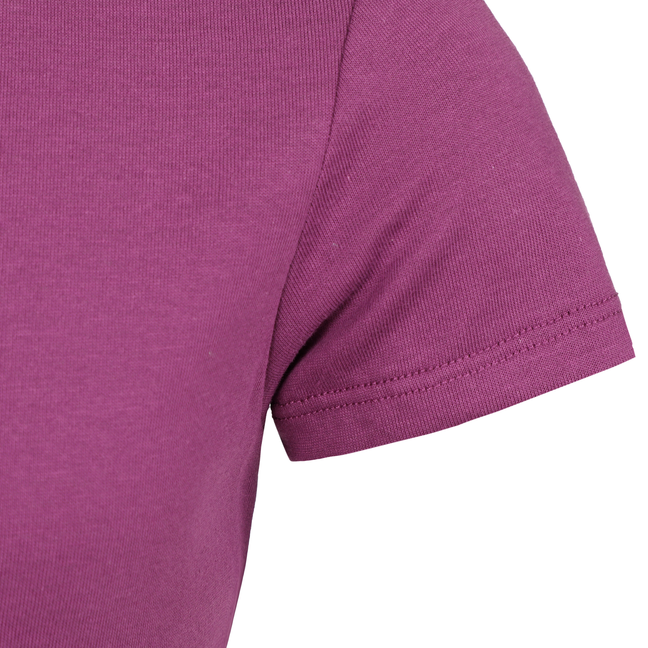 Quiet Please Baseline Logo T-shirt Filles - Berry, Pink
