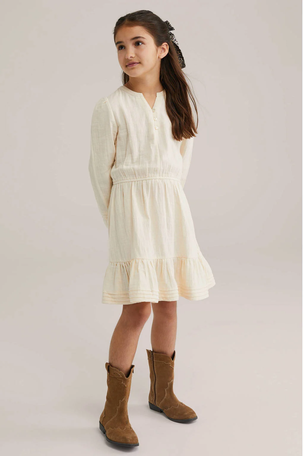 WE Fashion blousejurk beige