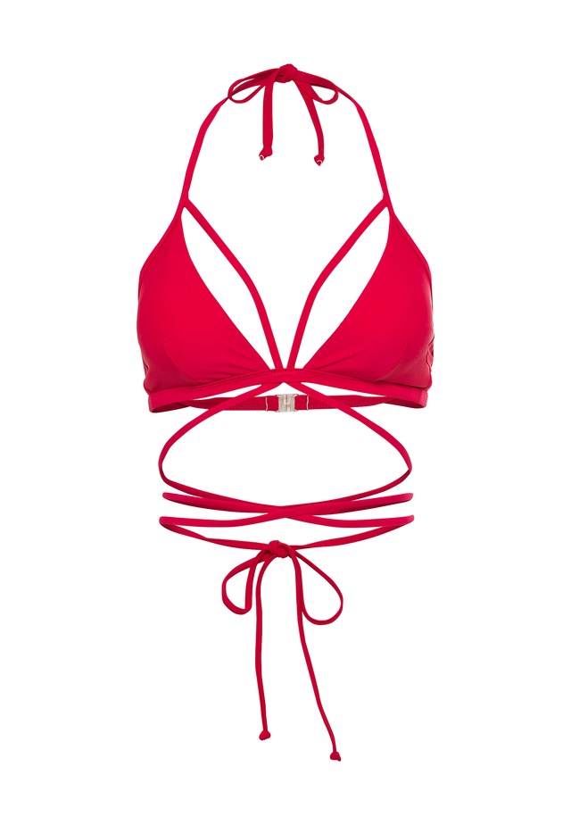 LSCN by LASCANA Triangel-Bikini-Top »Gina«, mit langem Bindeband
