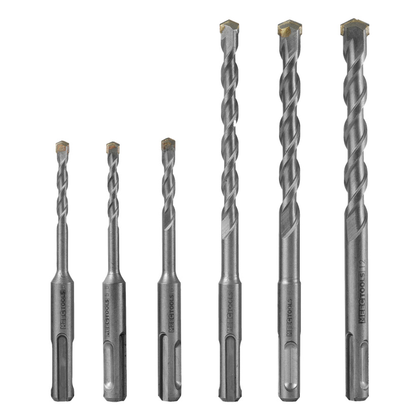 Betongborsett 6 deler Ø5-12 mm SDS+