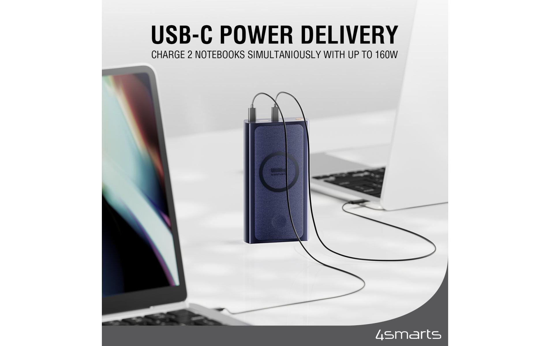 Powerbank Graphene Pro UltiMag 24000 mAh<br>Multiport-Powerbank mit Wireless Charging