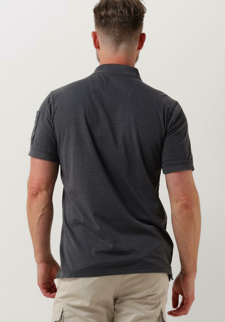 PME LEGEND witte pme legend polo short sleeve polo melange striped