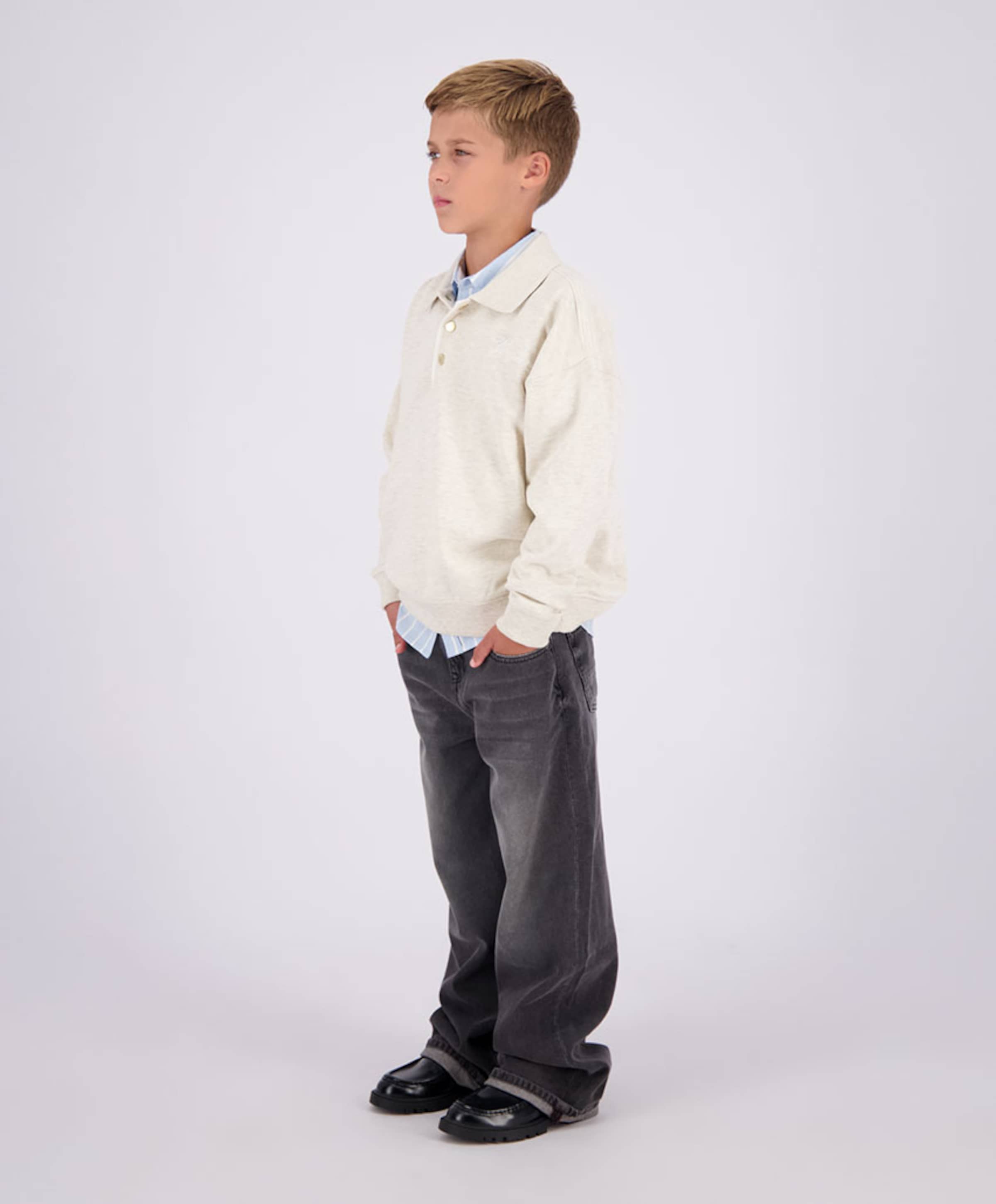 Vingino Jongens sweater ecru