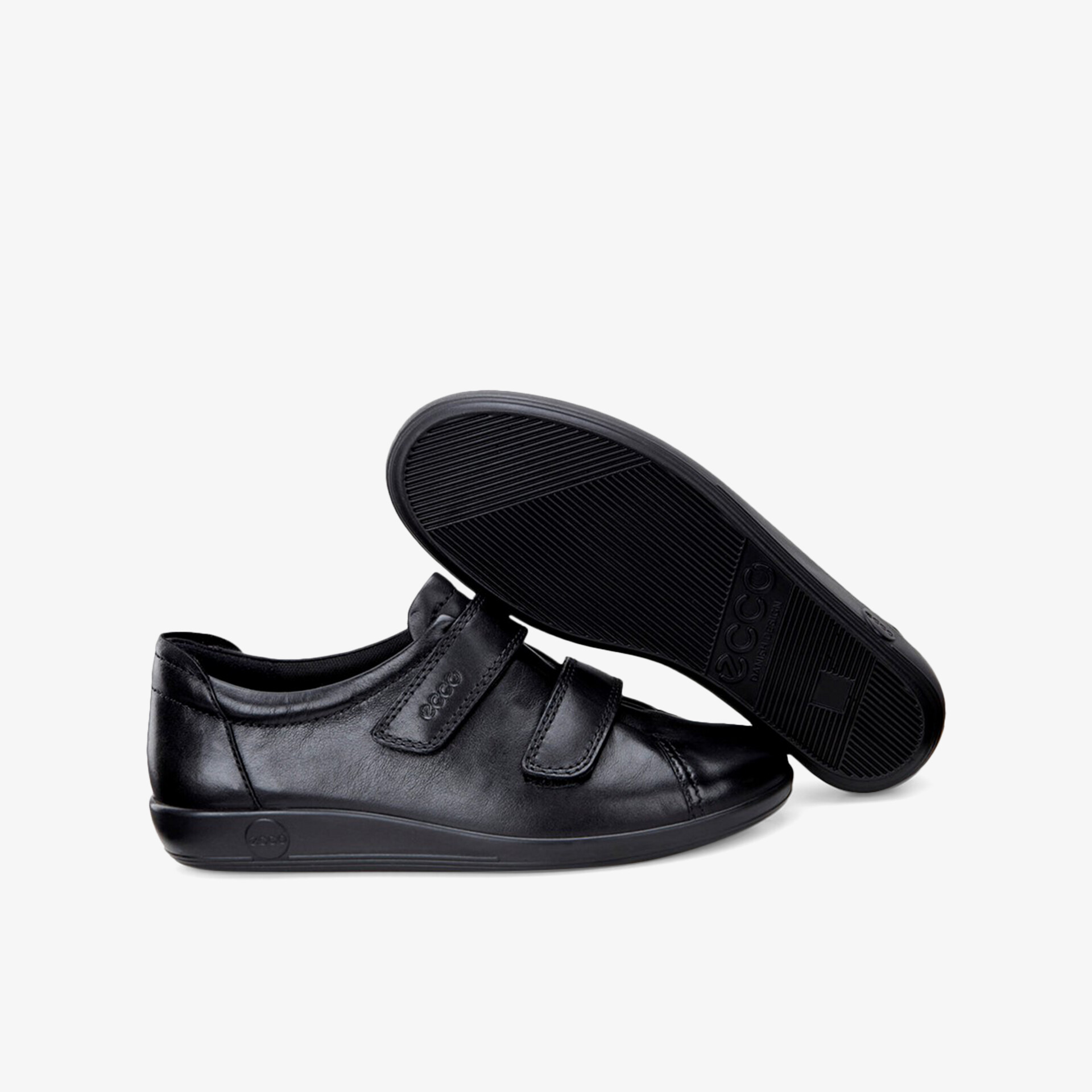 ecco Soft 2.0 Damen Slipper schwarz